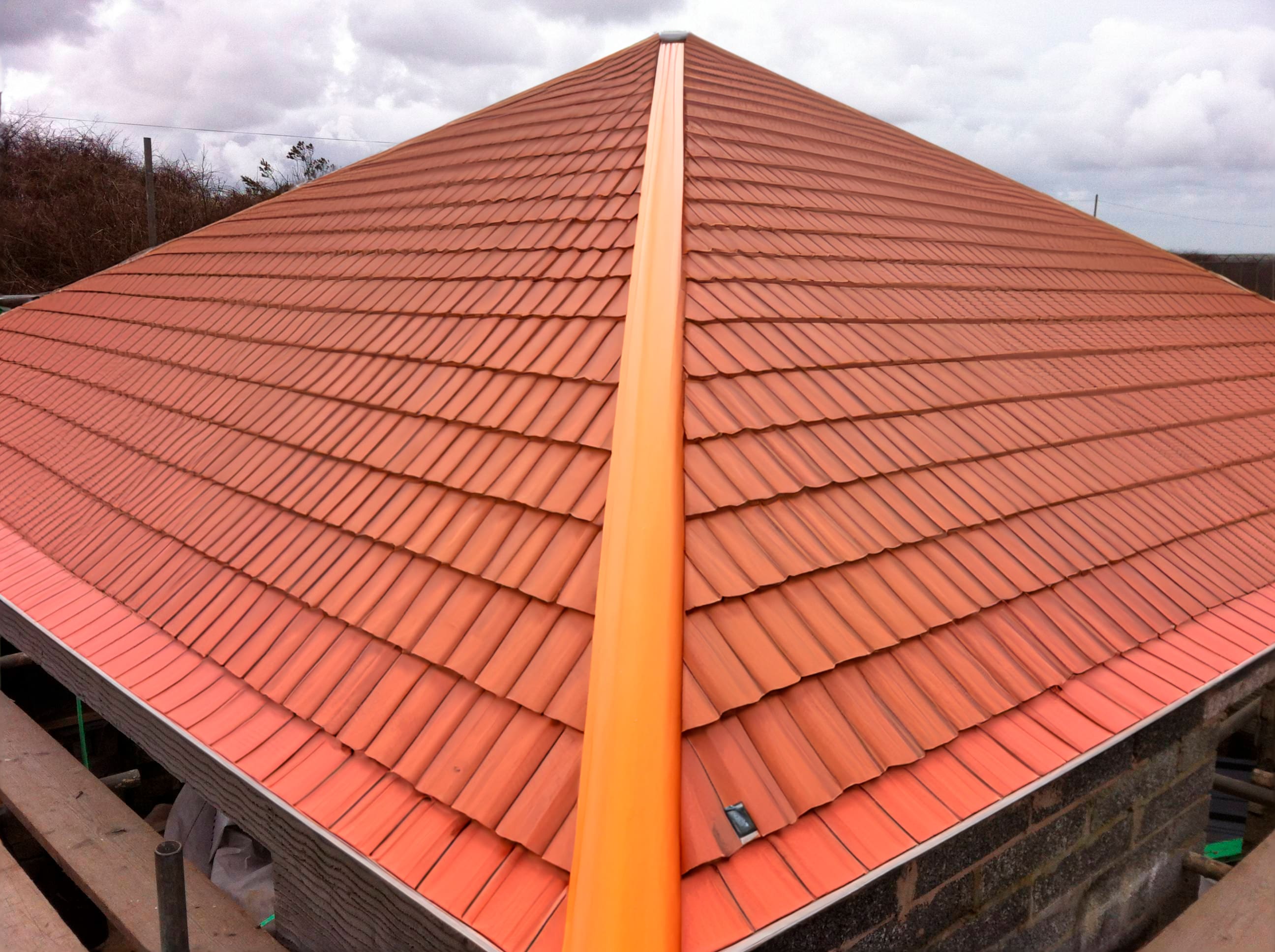 Монтаж четырехскатной крыши ПОСЛЕ