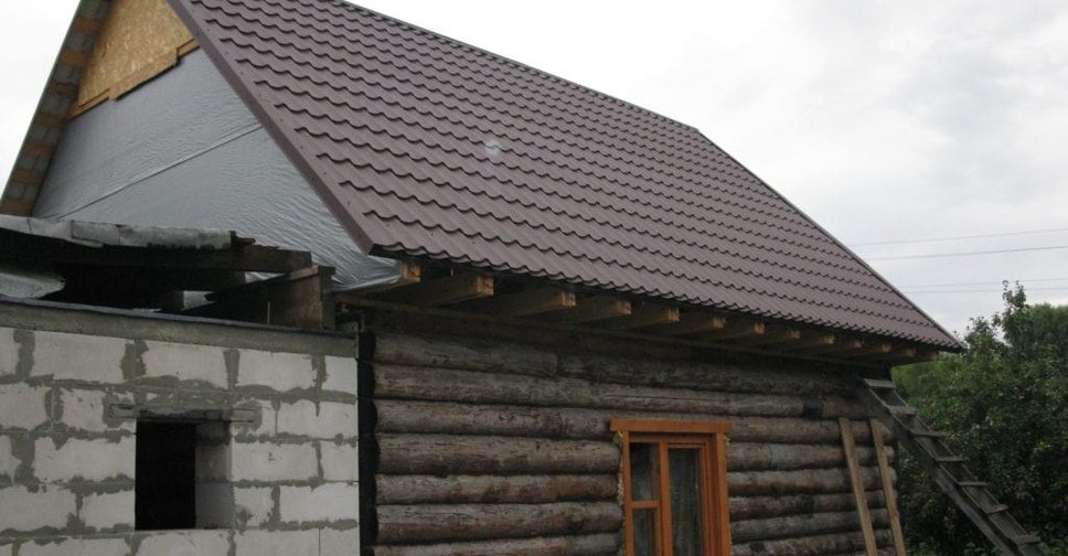 Ремонт крыши на даче